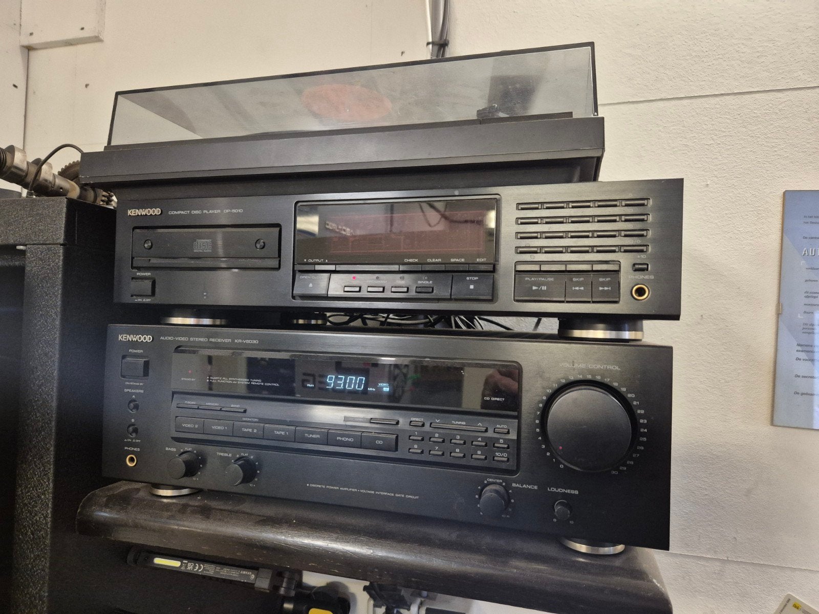 Stereo set, Ophalen