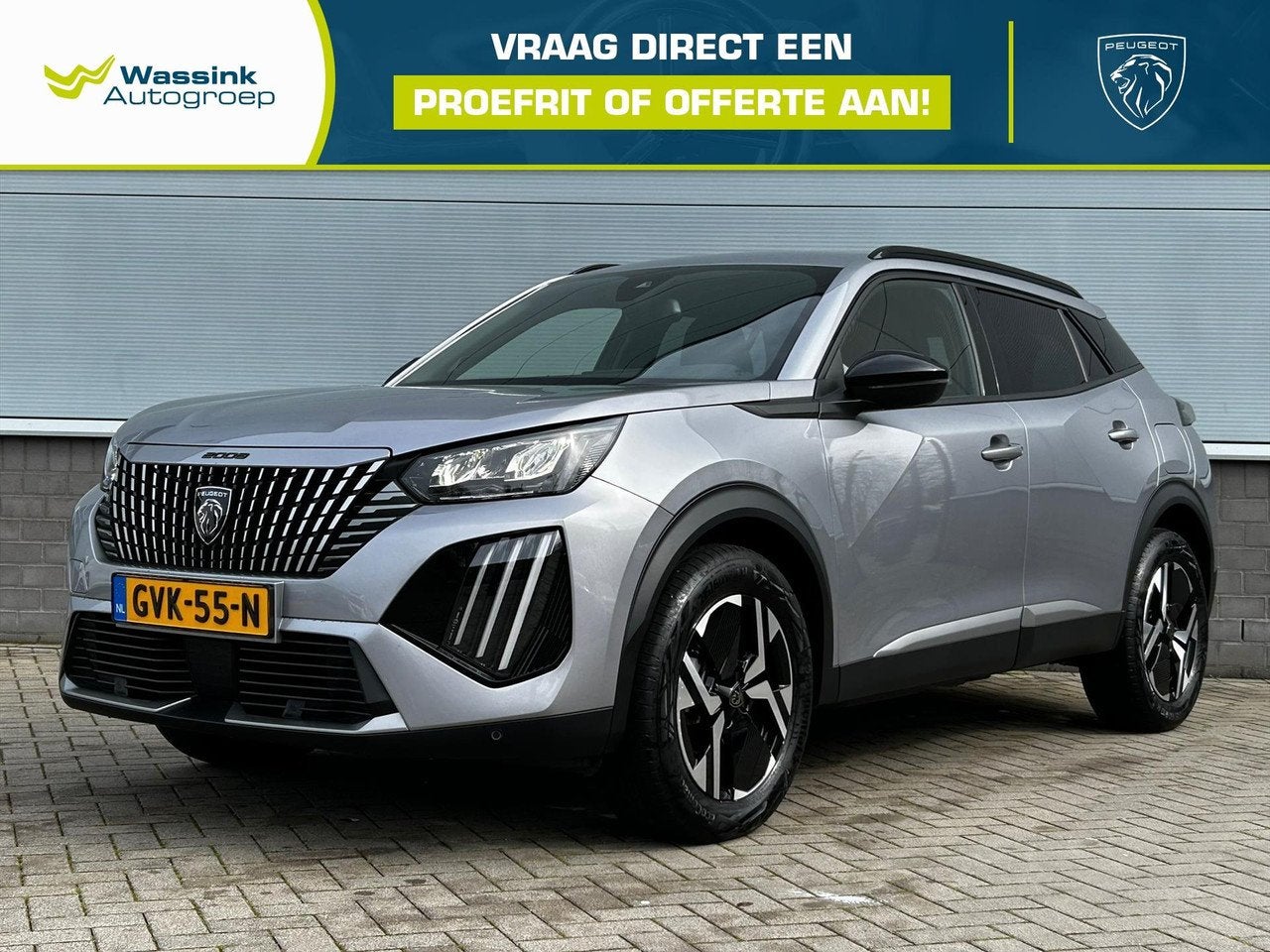 Peugeot 2008 130 pk Allure | Apple Carplay / Android Auto |, Auto's, Peugeot, Automaat, Gebruikt, 1199 cc, Bedrijf