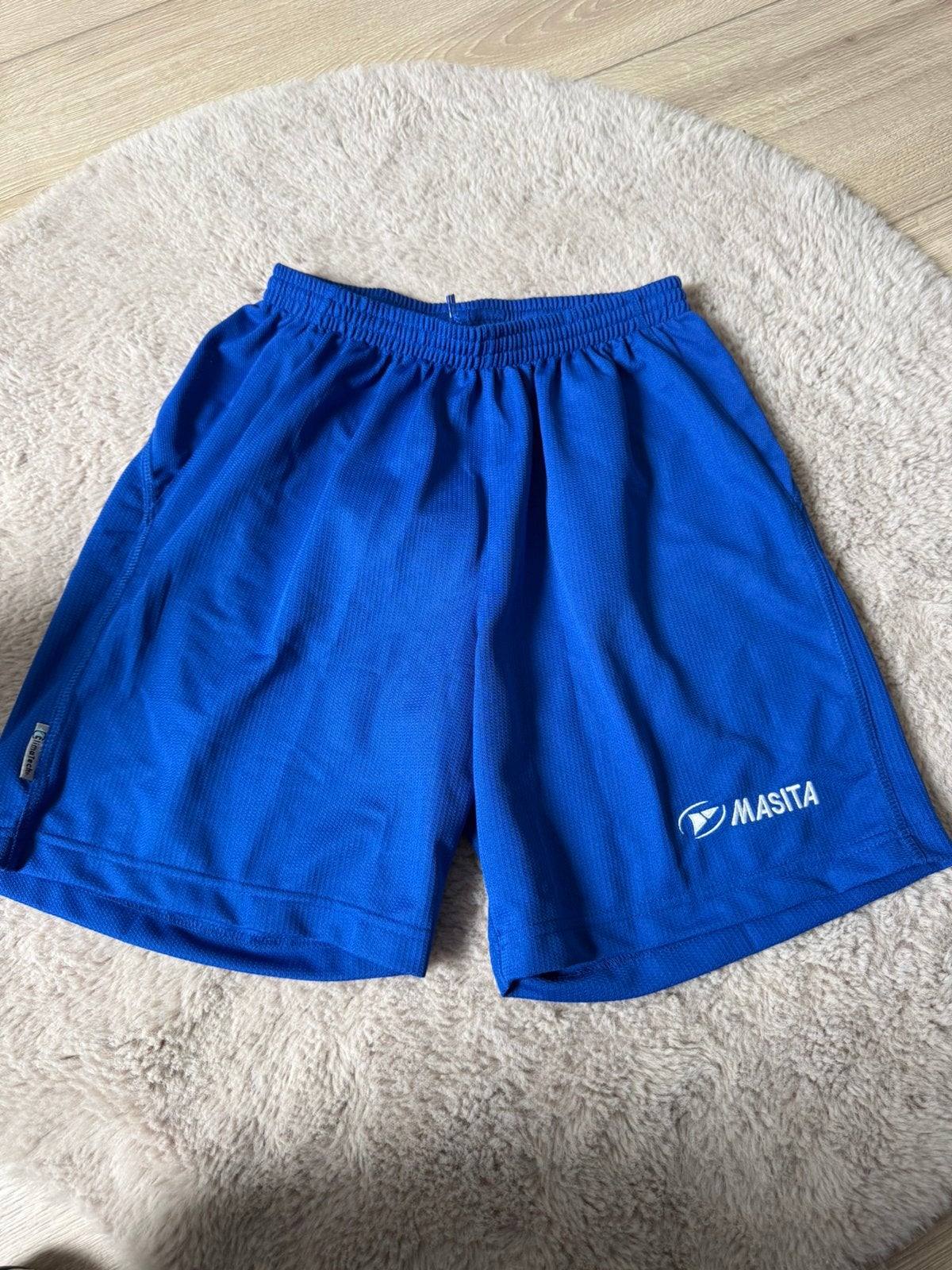 Masita blauw voetbalbroekje maat 176, Kinderen en Baby's, Ophalen of Verzenden, Nieuw, Jongen of Meisje