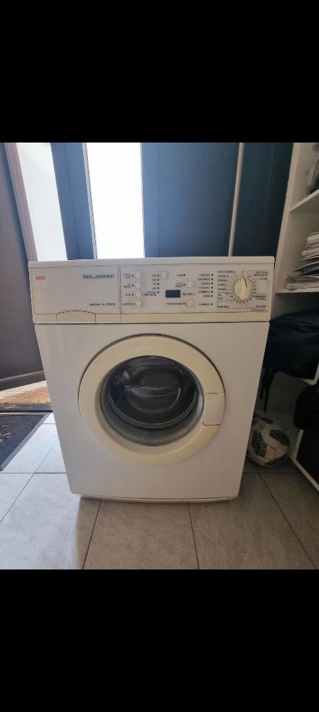 Wasmachine, Ophalen, Gebruikt, 1200 tot 1600 toeren, 85 tot 90 cm