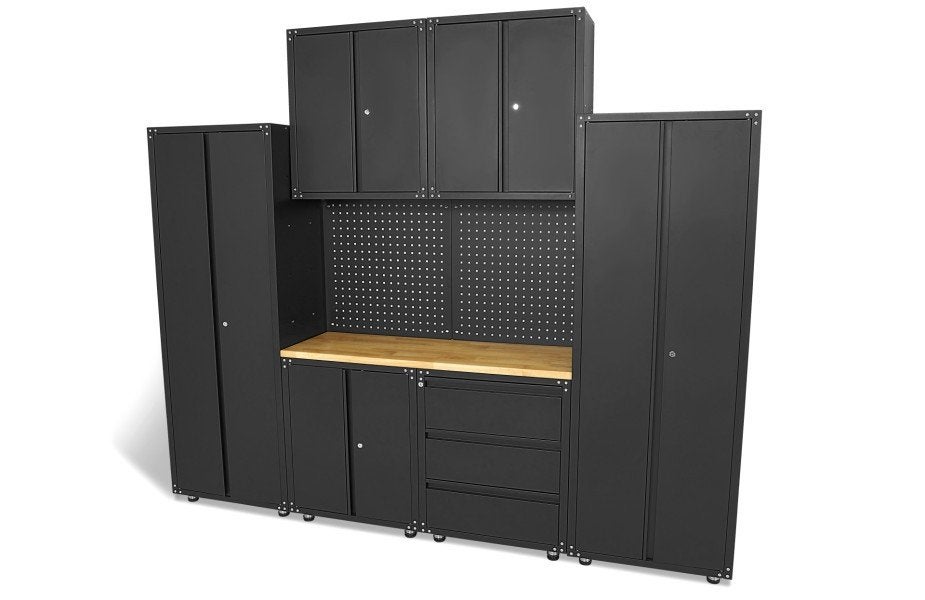 Werkplaatssysteem 9-delig / Kasten / Werkbank / MODULE nieuw