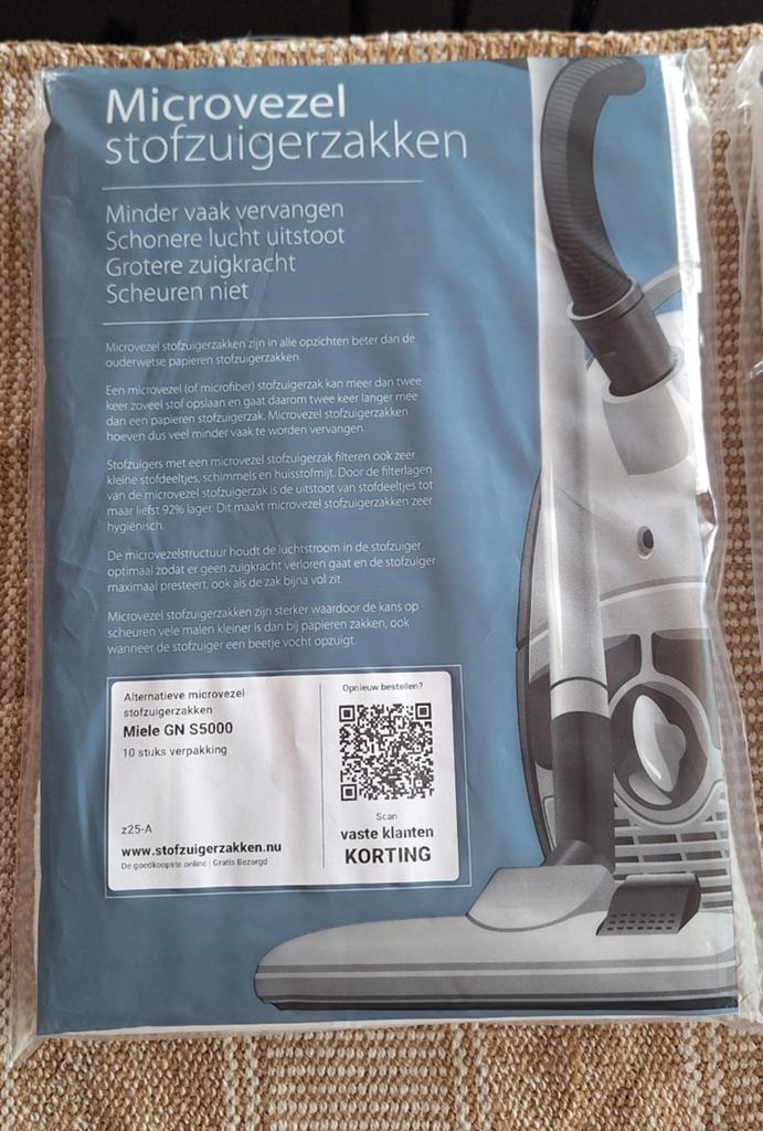 Miele Stofzuigerzakken 20 stuks, Witgoed en Apparatuur, Onderdelen en Toebehoren, Ophalen, Nieuw