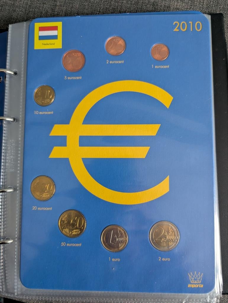 Euromunten Beatrix in luxe album incl spec 2 en 5 euromunten, Ophalen of Verzenden, Overige landen, Overige waardes, Zilver