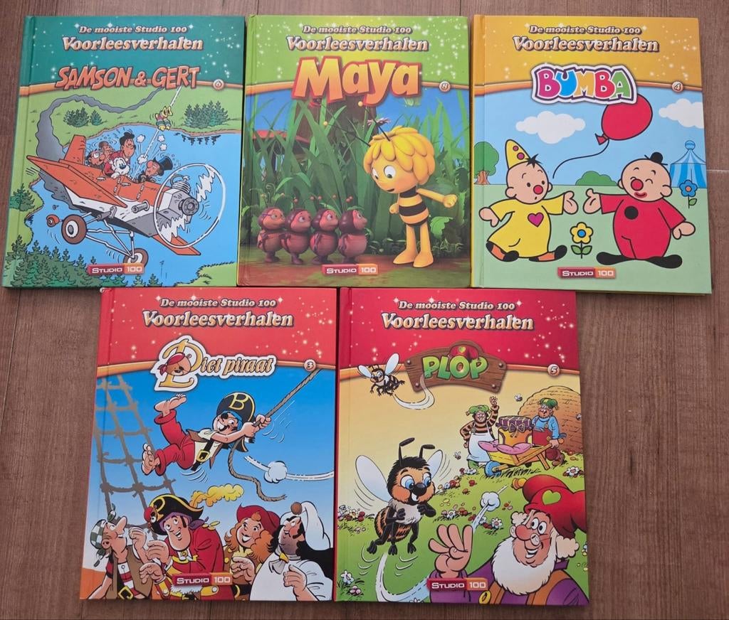 Studio 100 Voorleesverhalen: Plop, Piet Piraat, Bumba, Ophalen of Verzenden, Gelezen, Studio 100, Fictie algemeen