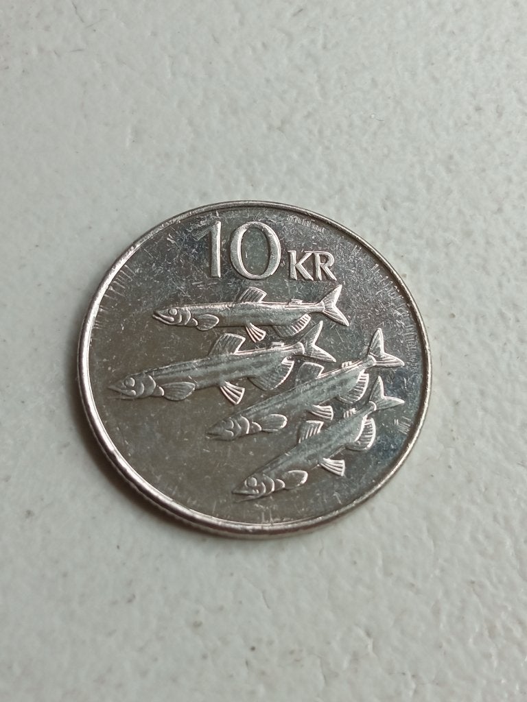 IJsland 10 kronen 2008., Ophalen of Verzenden, Overige landen, Losse munt