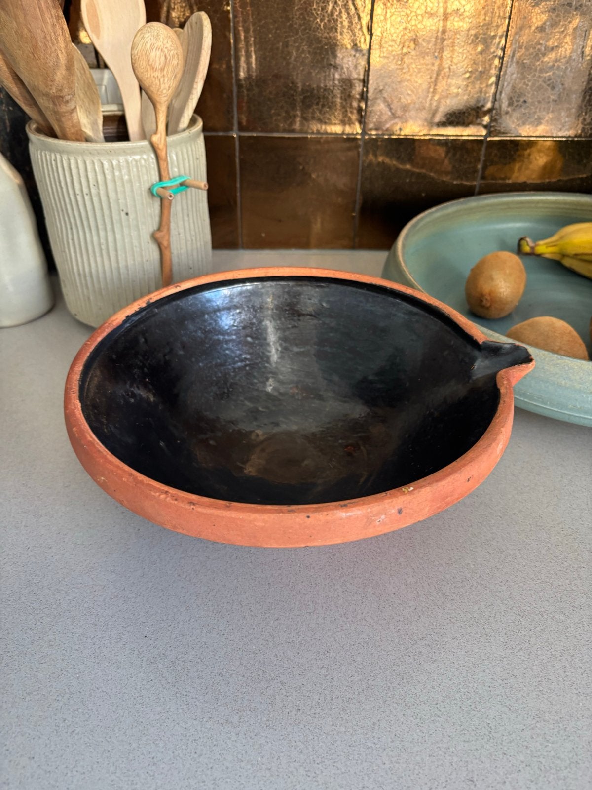Terracotta Fruitschaal / Beslagkom /schaal, Ophalen of Verzenden