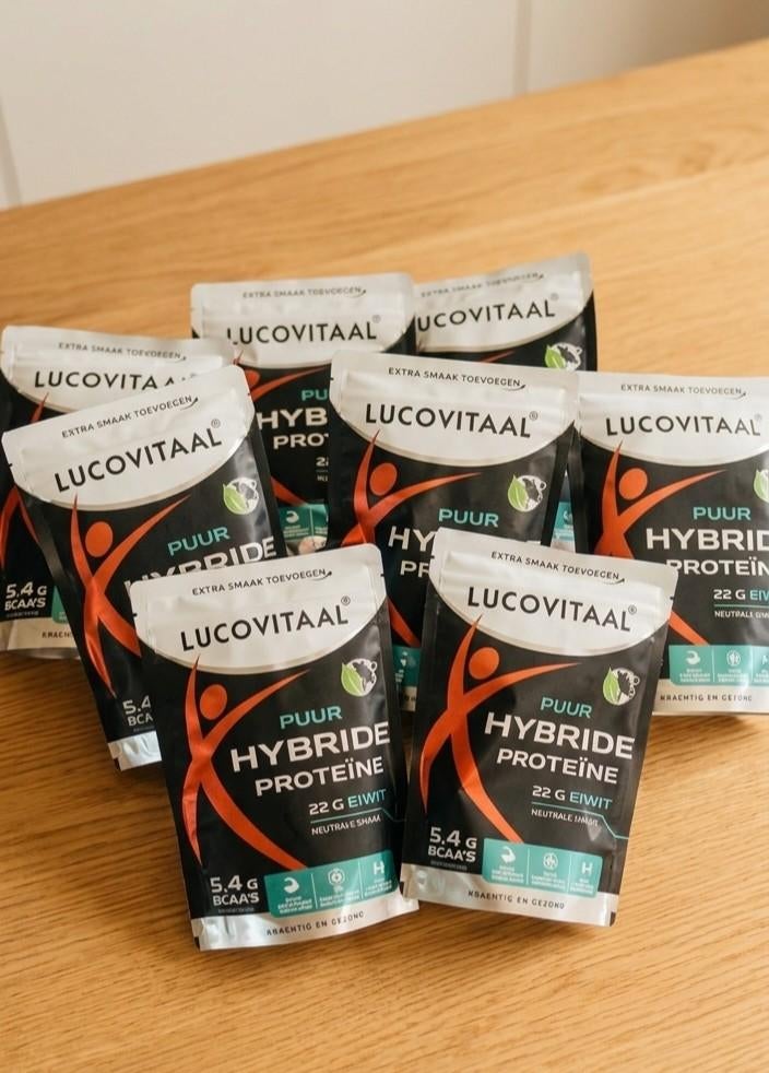 8 zakken (2KG) Whey Proteïne Lucovitaal Hybride, Ophalen of Verzenden, Nieuw, Poeder of Drank