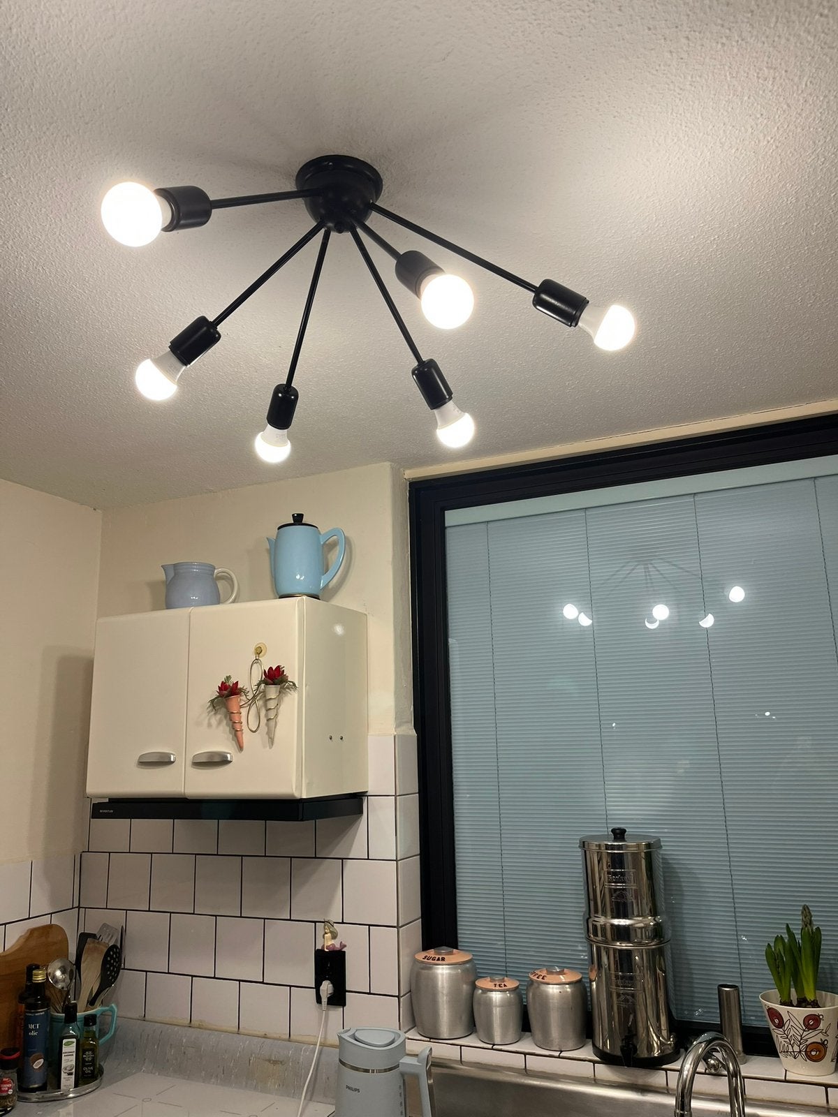 Retro lamp - leuk in american kitchen, Ophalen, Huis en Inrichting