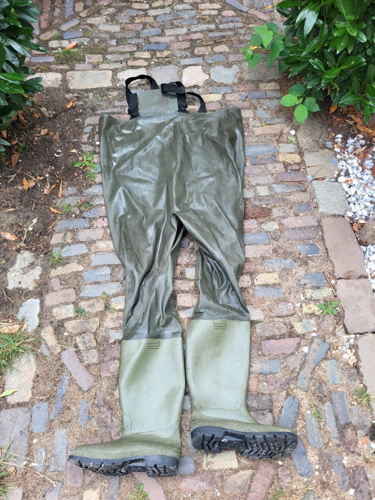 Dunlop waadpak - Maat 45, Ophalen, Gebruikt