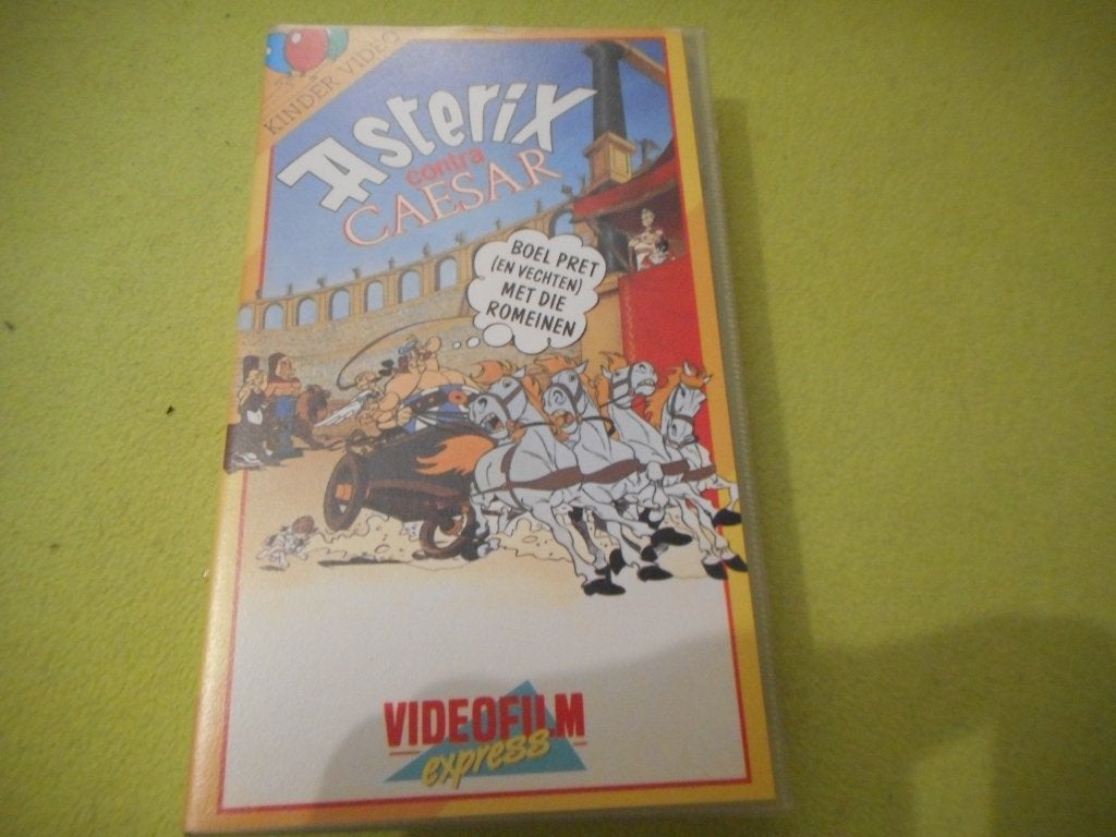 ASTERIX CONTRA CEASAR! Leuke Speelfilm Op VIDEO!, Verzenden, Alle leeftijden, Zo goed als nieuw, Komedie
