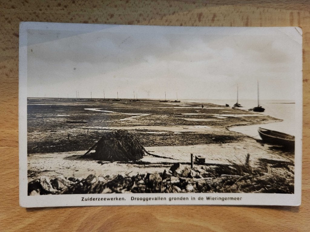 ansicht WIERINGERMEER Zuiderzeewerken, Verzamelen, Ophalen of Verzenden, Voor 1920, Noord-Holland