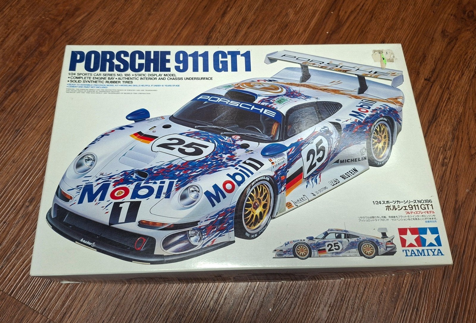 tamiya 1/24 bouwdoos Porsche 911 GT1, Auto, Groter dan 1:32, Nieuw, Ophalen of Verzenden