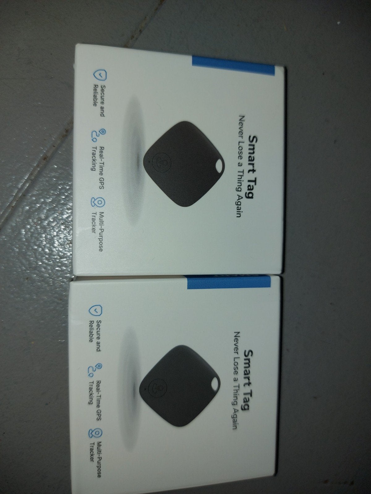 Smart Tag GPS Tracker voor Apple en Android - Bluetooth, Ophalen, Nieuw, Zwart