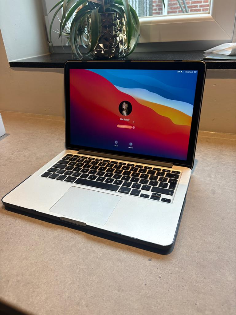 Macbook pro 2013 - 13 inch - inclusief hoes, MacBook Pro, Gebruikt, 2 tot 3 Ghz, 13 inch