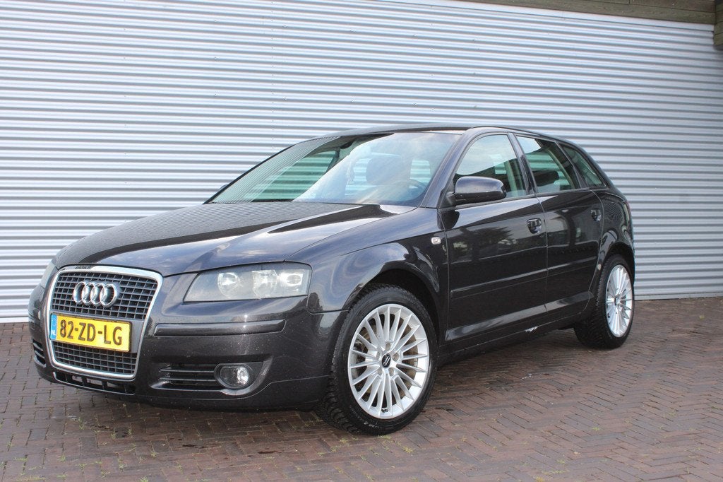 Audi A3 Sportback 1.8 TFSI Ambiente Pro Line (bj 2008), Auto's, Audi, Voorwielaandrijving, Stof, Gebruikt, Zwart