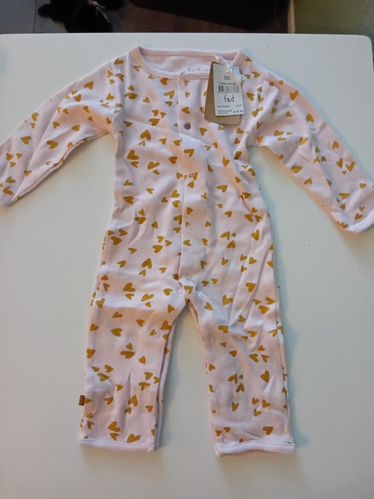 Baby pyama NB Onesie ( nieuw ), Nacht- of Onderkleding, Meisje, F&d, Nieuw