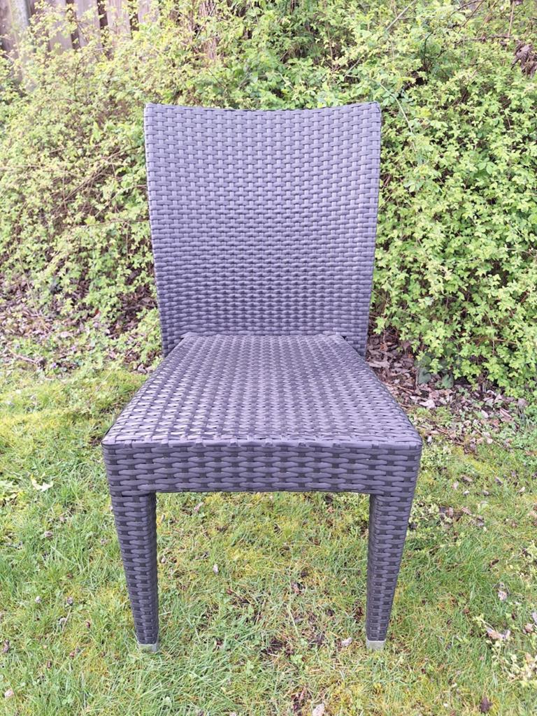 24 terrasstoelen tuinstoelen ZGAN, Tuin en Terras, Tuinstoelen, Ophalen, Zo goed als nieuw, Wicker, Stapelbaar