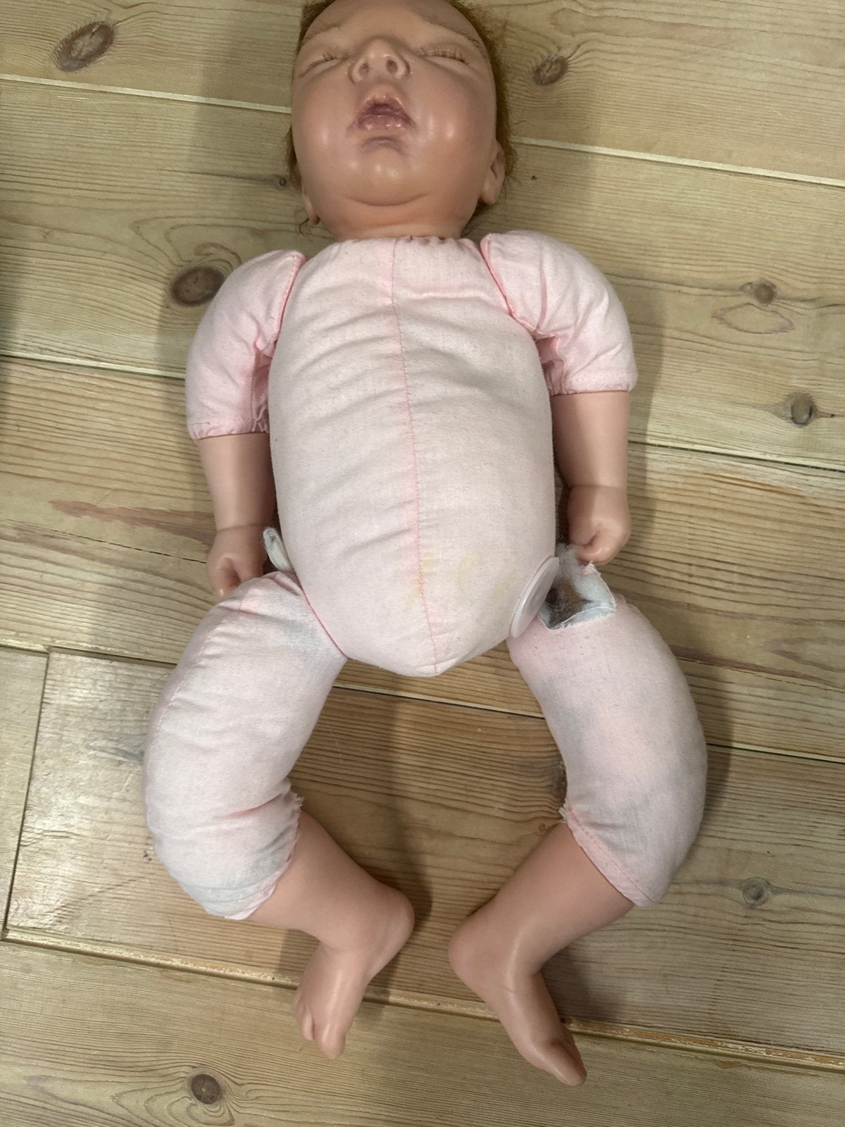 Realistische Babypop - Reborn Look, Ophalen of Verzenden, Gebruikt, Babypop