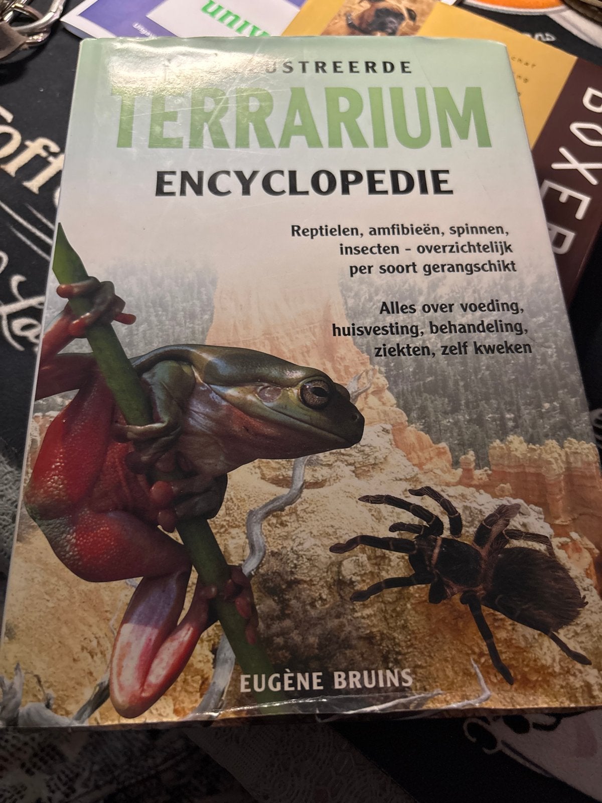 Terrarium Encyclopedie: Reptielen, Amfibieën, Spinnen, Boeken, Ophalen of Verzenden, Gelezen, Dieren, Los deel