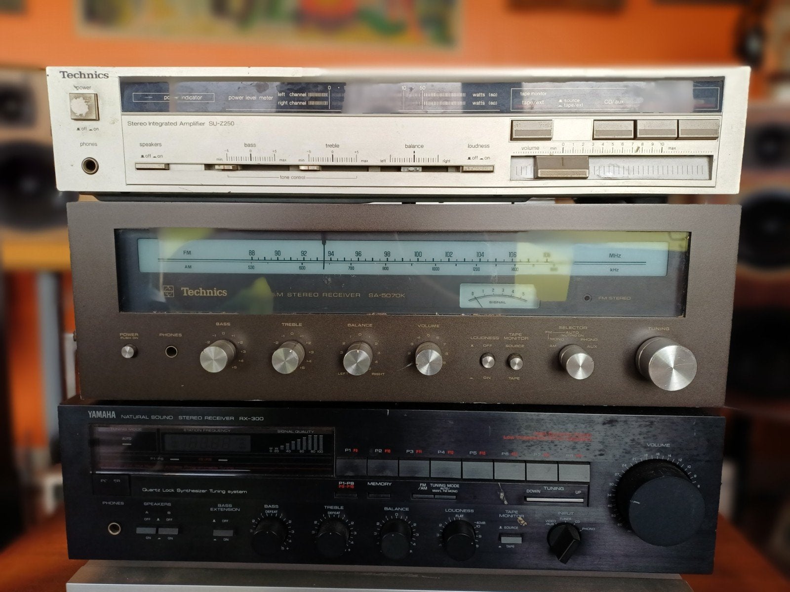 Technics SA-5070K FM/AM Stereo Receiver - Werkt!