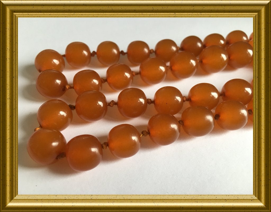 Mooie barnsteen ketting, Ophalen of Verzenden, Overige materialen, Ketting