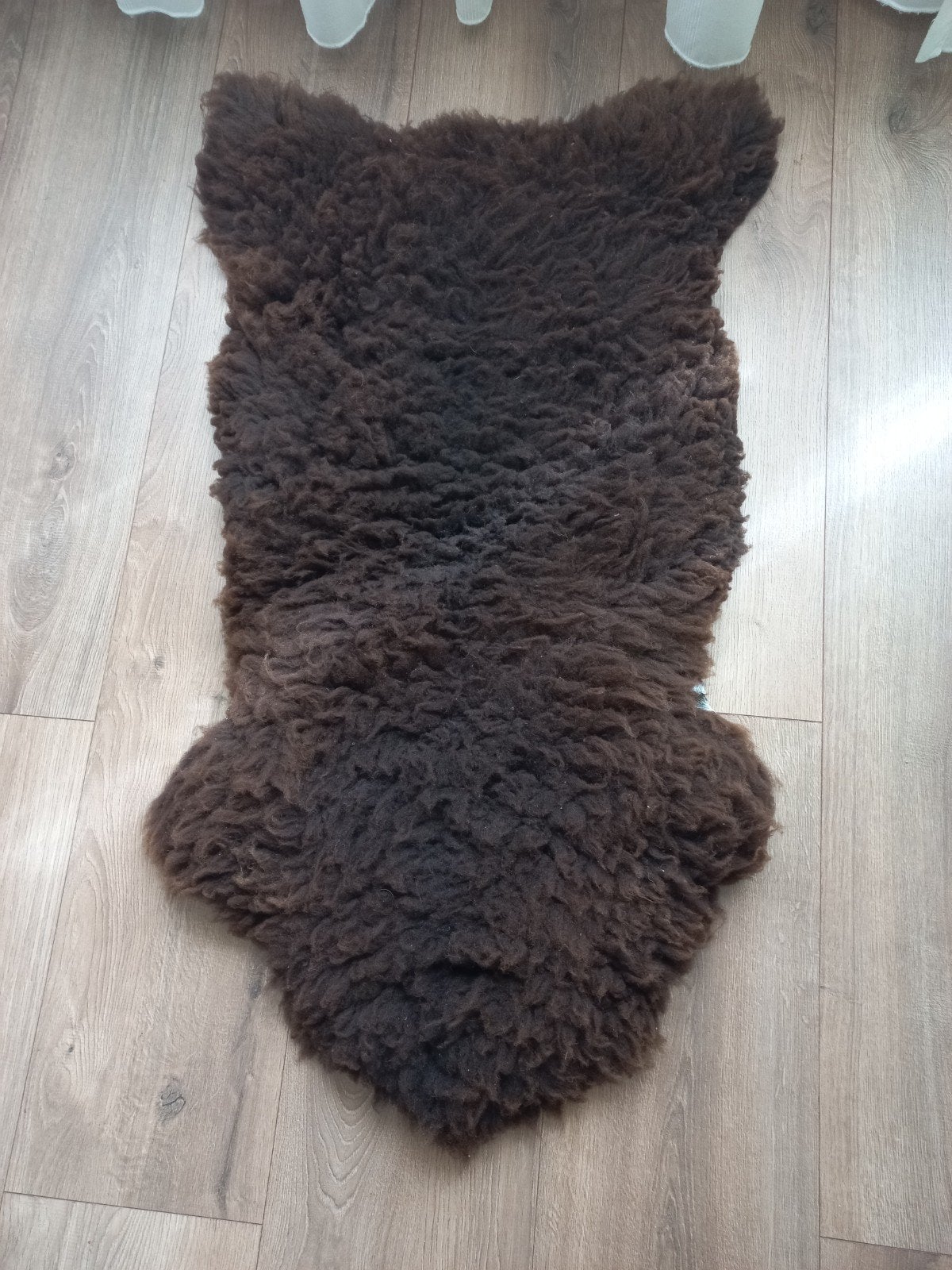 Mooi schapen vacht - Zo goed als nieuw, 100 tot 150 cm, Bruin, Zo goed als nieuw, Overige vormen