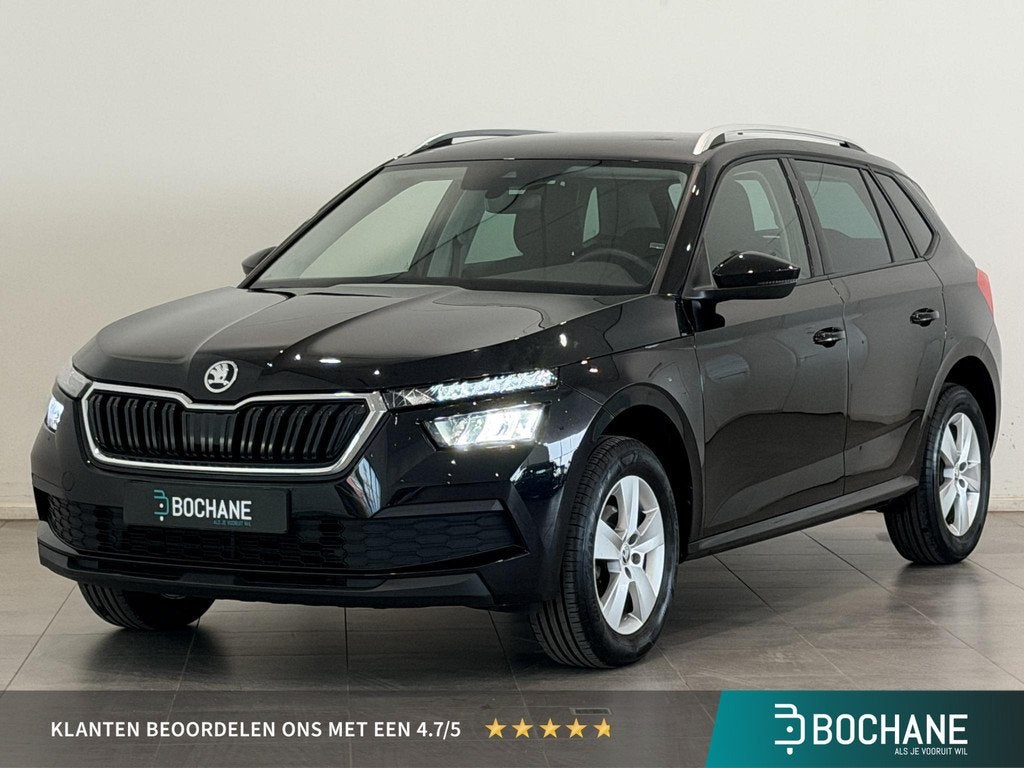 Skoda Kamiq 1.0 TSI Ambition | Trekhaak elektrisch wegklapba, Auto's, Skoda, Stof, Gebruikt, Met garantie (alle), 610 kg