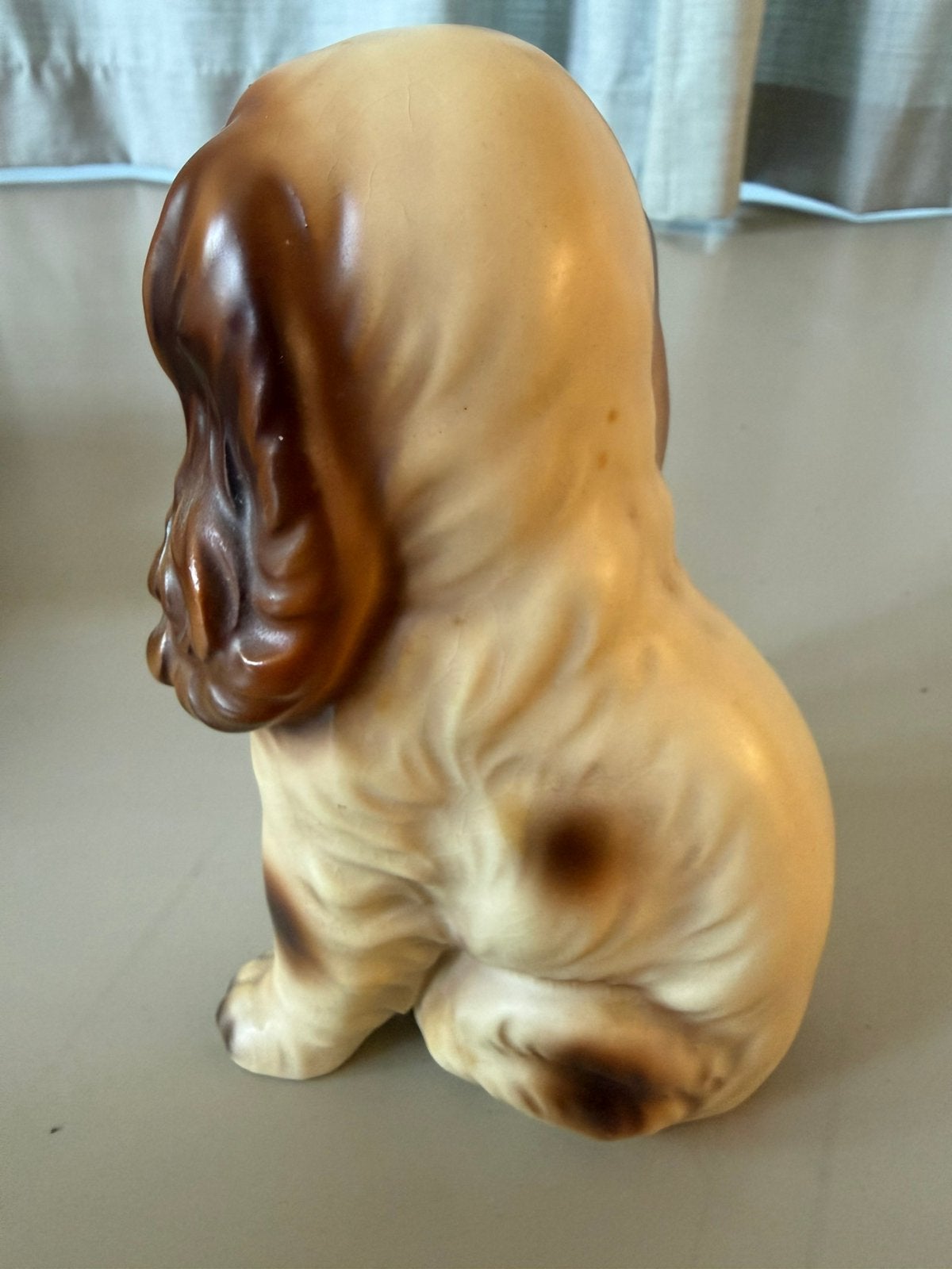 Vintage beeldje Cocker Spaniël puppy | Japan 1950-1960., Verzamelen, Ophalen of Verzenden, Zo goed als nieuw, Dier