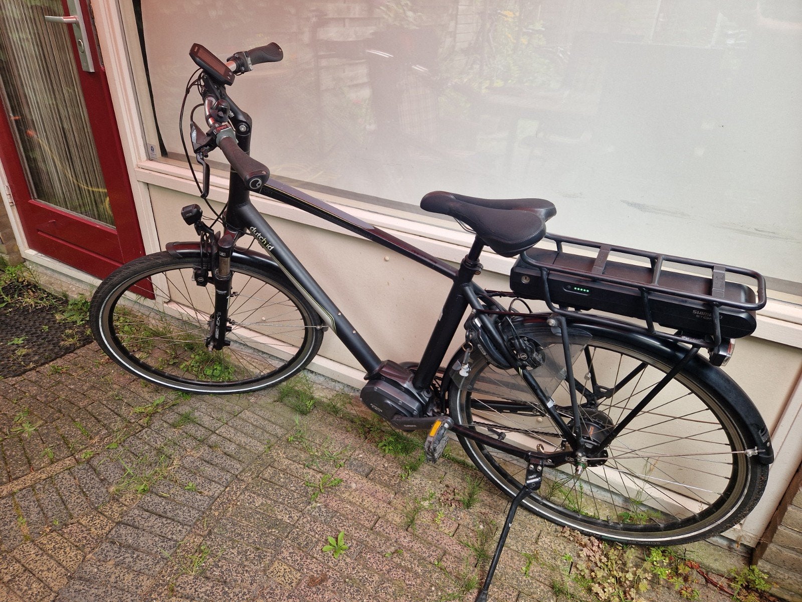 Dutch id City, mat antraciet, 55 cm in  goede staat, Gebruikt, 50 km per accu of meer, 55 tot 59 cm, Ophalen
