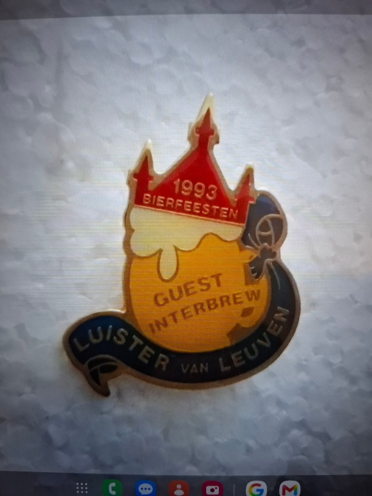 Pin luister van Leuven, Ophalen of Verzenden, Nieuw, Overige onderwerpen, Speldje of Pin