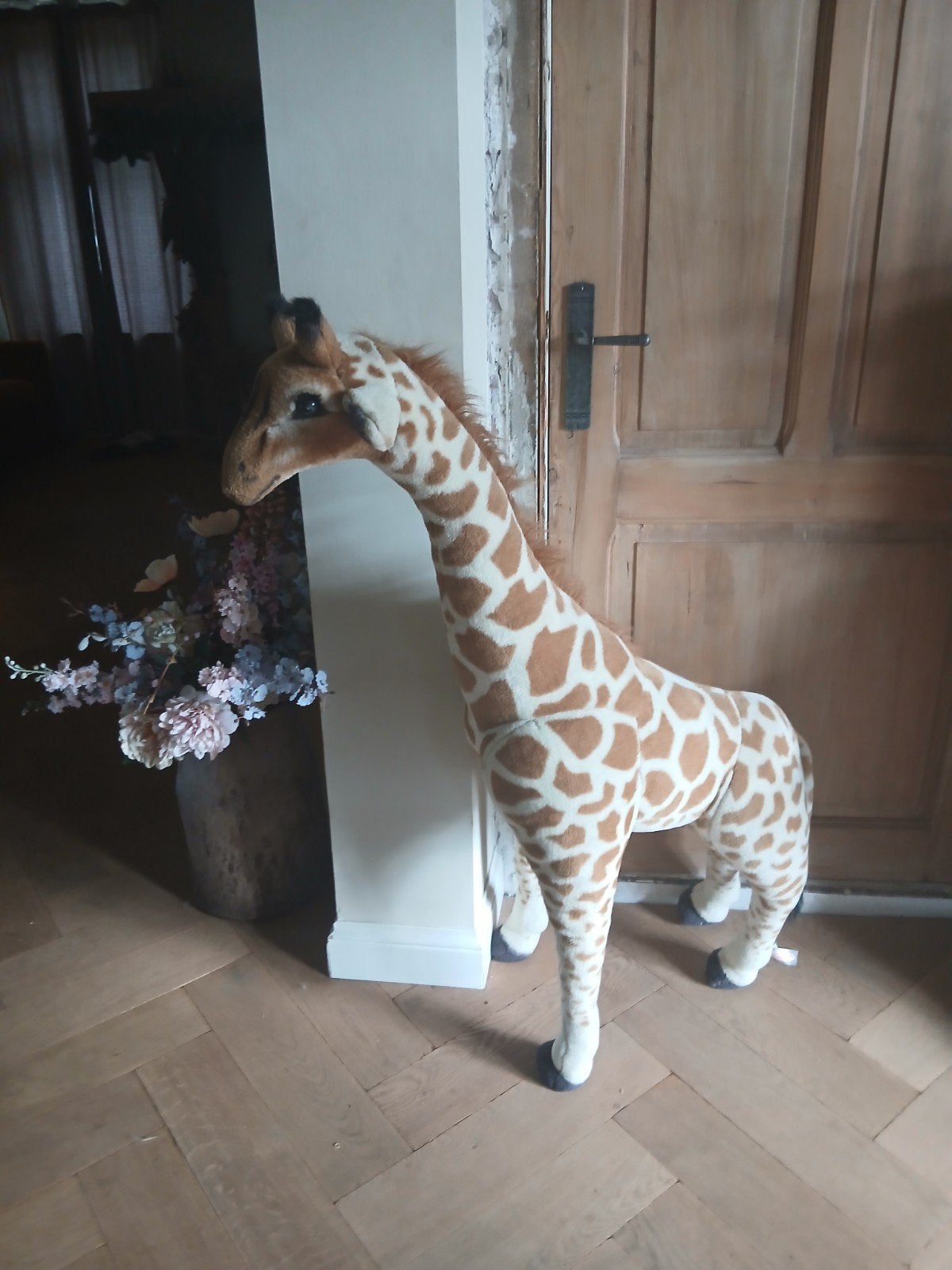 Grote Melissa & Doug Giraffe Knuffel - Zo goed als nieuw, Ophalen, Overige merken, Giraf, Overige karakters
