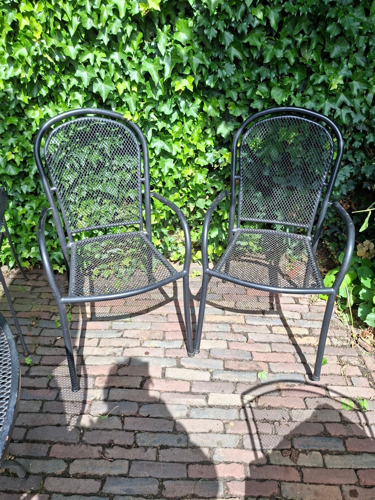 2 stapelbare stoelen gecoat, Ophalen, Gebruikt, Vijf, Zes of meer stoelen