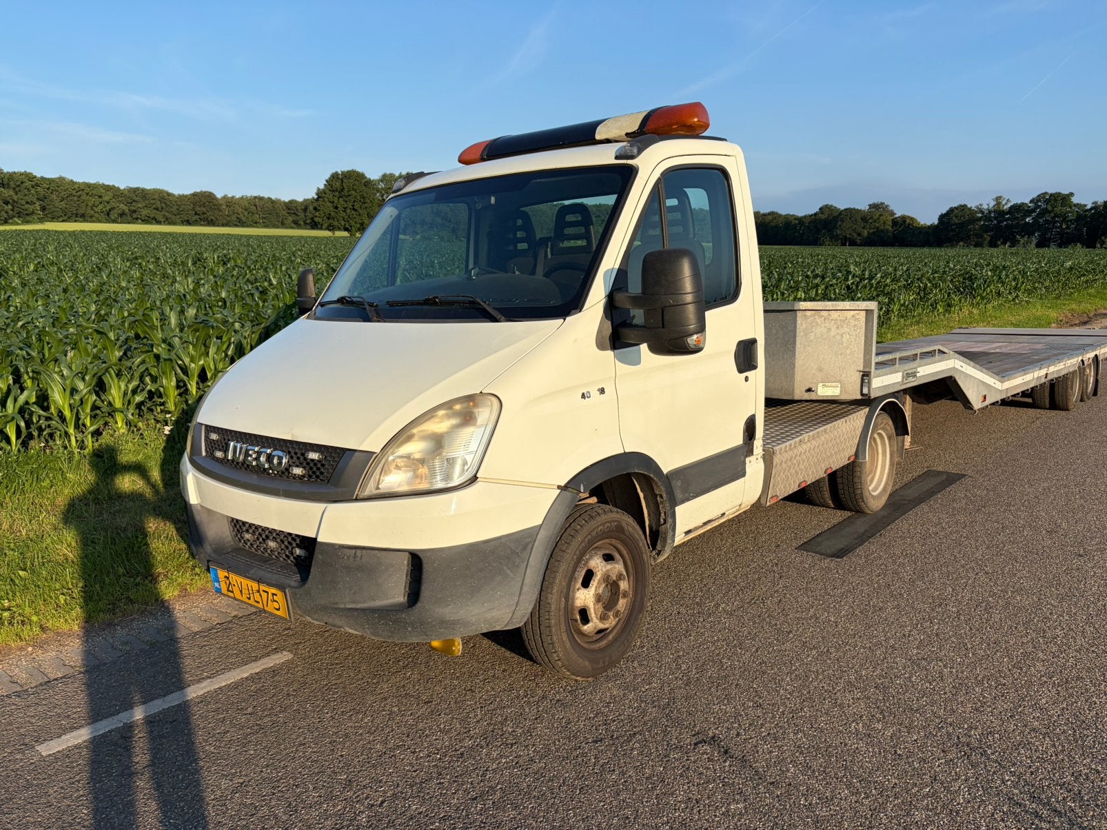 Iveco Daily 40C18/T 2010 be trekker 10 ton veldhuizen, Achterwielaandrijving, 4 cilinders, Iveco, Origineel Nederlands