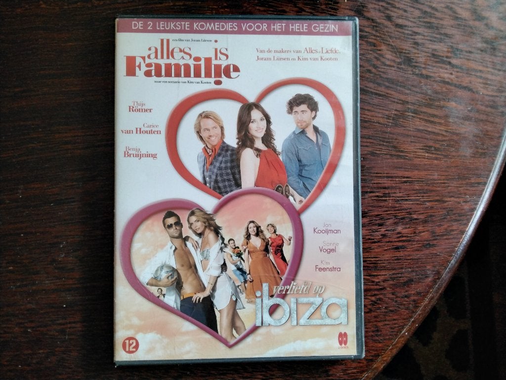 Alles is familie en Verliefd op ibiza, 2disk, origineel, Vanaf 12 jaar, Ophalen of Verzenden, Zo goed als nieuw, Komedie