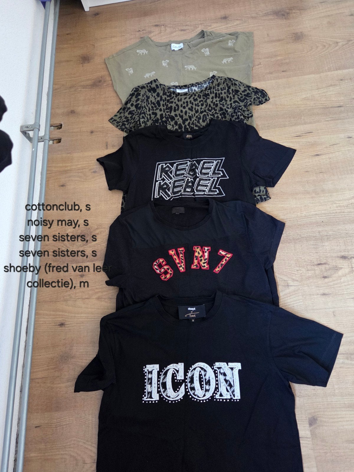 Kleding pakket shirts mt s, Ophalen of Verzenden, Gedragen, Maat 36 (S)