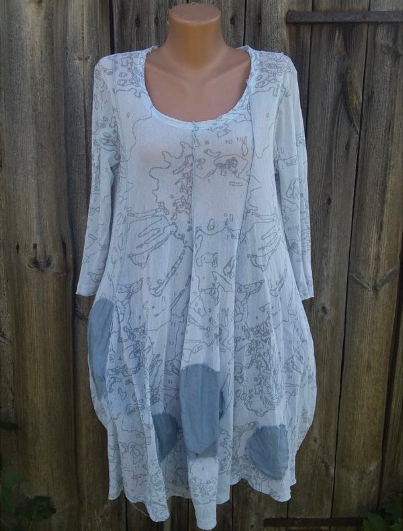 RUNDHOLZ Dress Tunic Mesh Bubble Balloon Hem Tulip Grey, Ophalen of Verzenden, Zo goed als nieuw, Maat 36 (S), Grijs