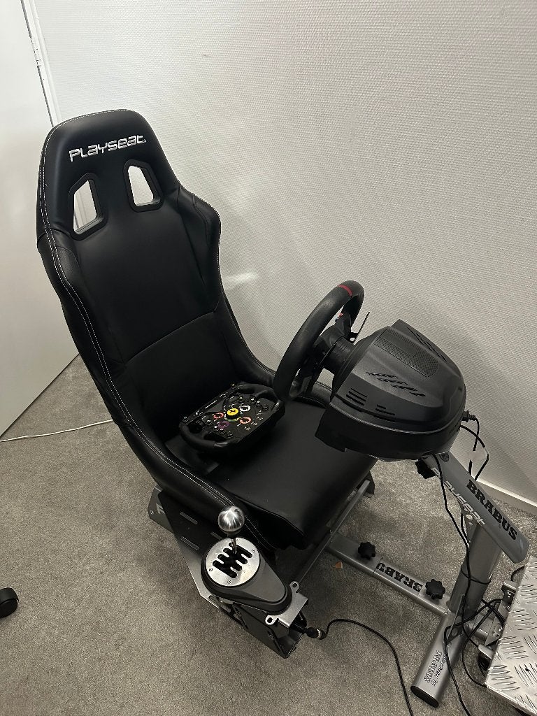 Playseat Brabus met Thrustmaster racestuur en pedalen, Ophalen, Gebruikt, Playseat of Racestoel, PlayStation 4
