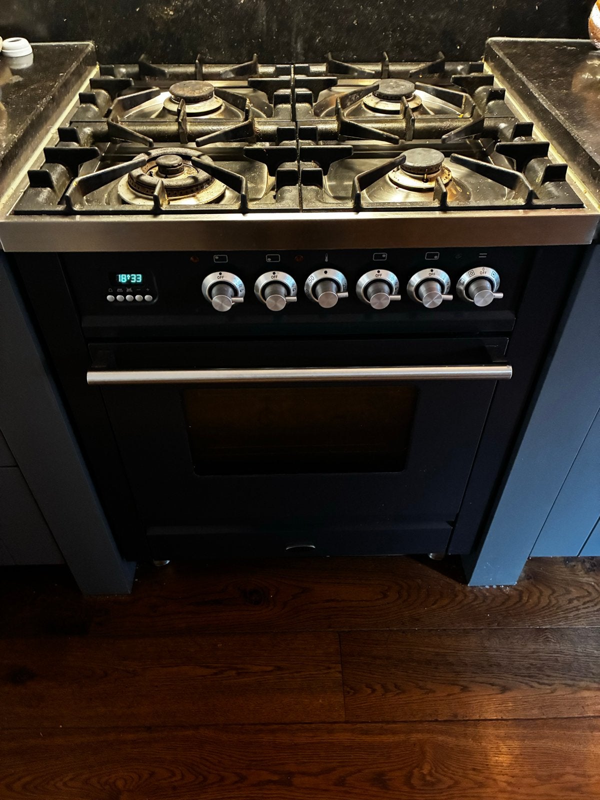 Boretti oven met kookpitten - Gebruikt, Witgoed en Apparatuur, Gebruikt, Oven, Ophalen of Verzenden, Vrijstaand