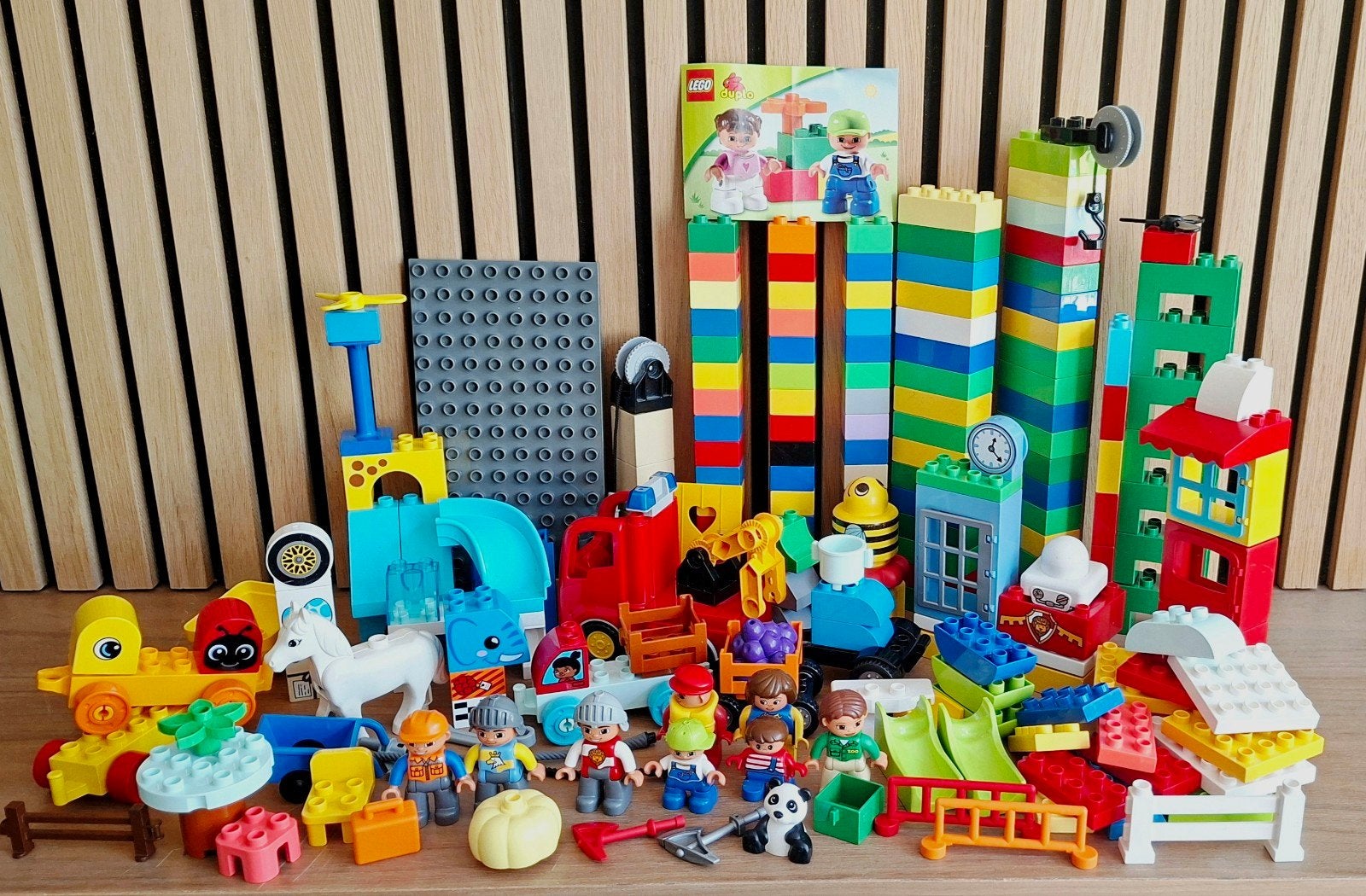 Bak met veel duplo, Ophalen of Verzenden