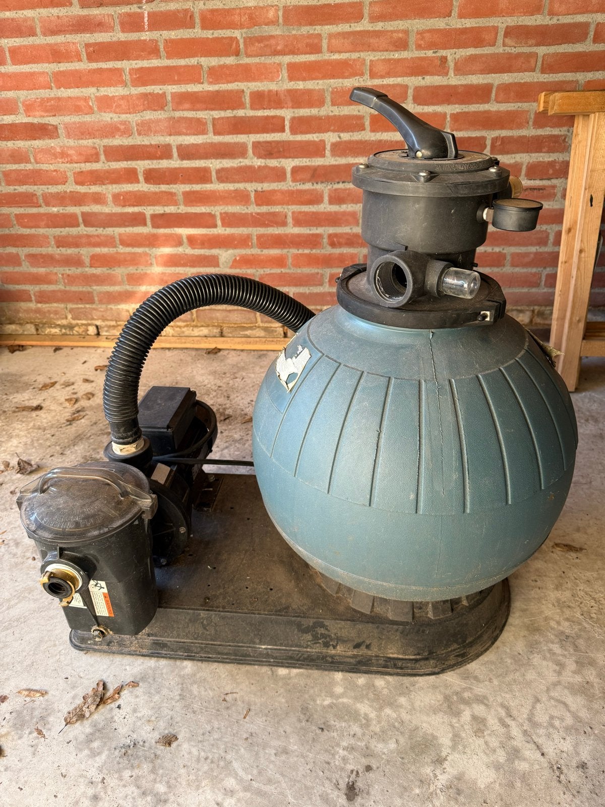 Zwembad pomp met zandfilter voor groot zwembad, Ophalen, Gebruikt, Minder dan 80 cm, Overige typen