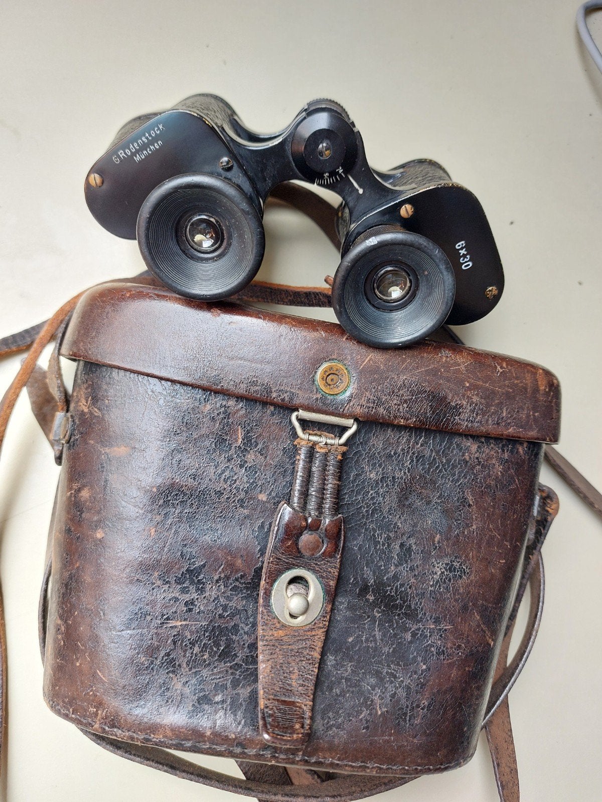 militaria verrekijker van rodenstock 6x30., Ophalen of Verzenden, Zo goed als nieuw, 8 tot 12x, Dakkant (recht)