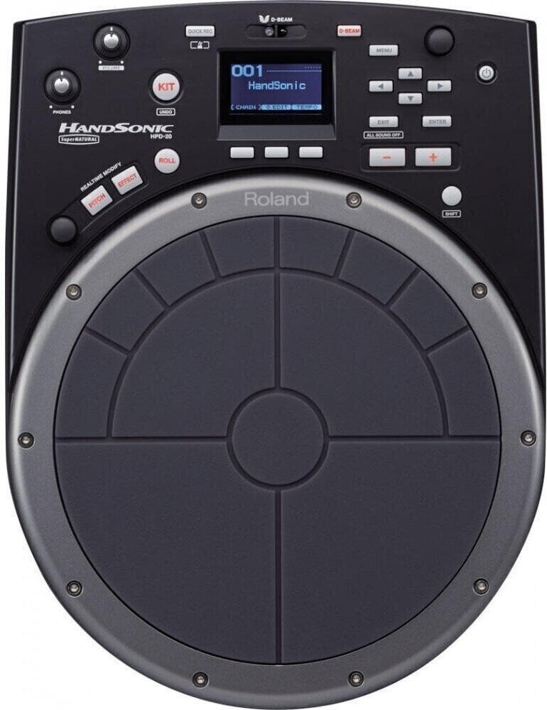 Roland Handsonic HPD-20 + Roland PDS-20 standaard + rugzak, Ophalen of Verzenden, Zo goed als nieuw, Overige soorten