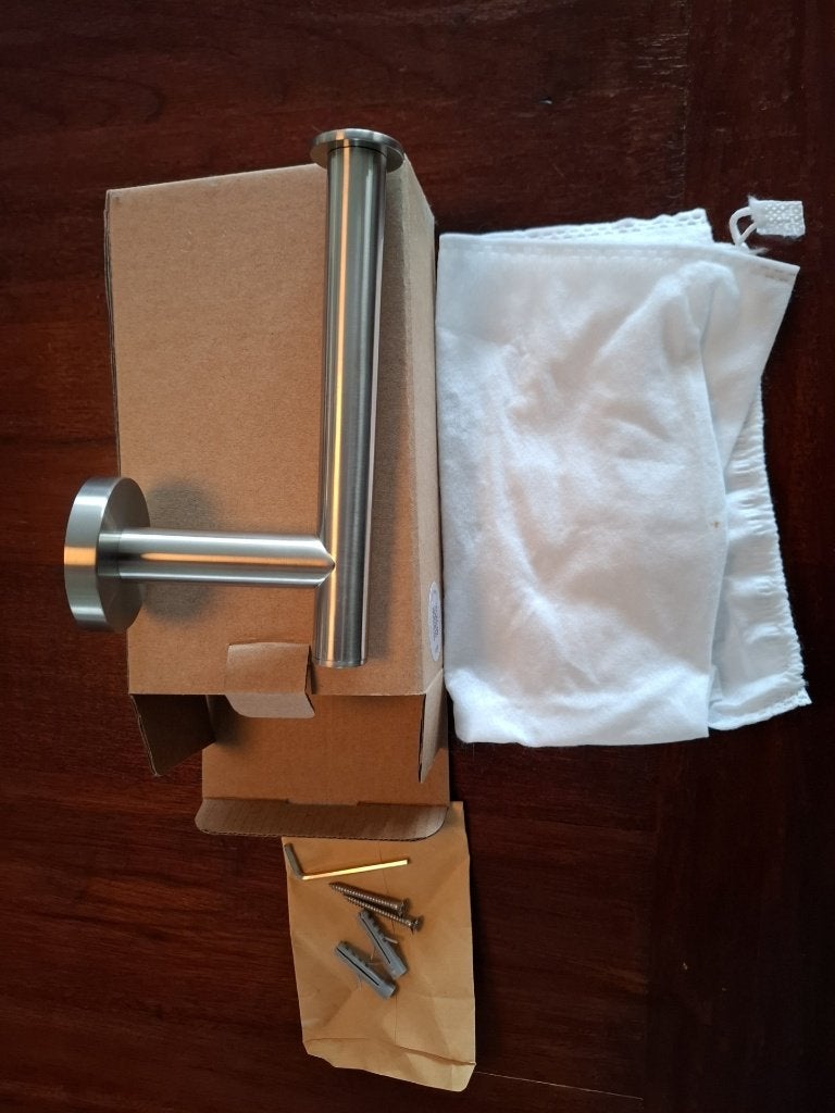 wc-rolhouder, Huis en Inrichting, Ophalen, Nieuw, Wit, Toilet-accessoire