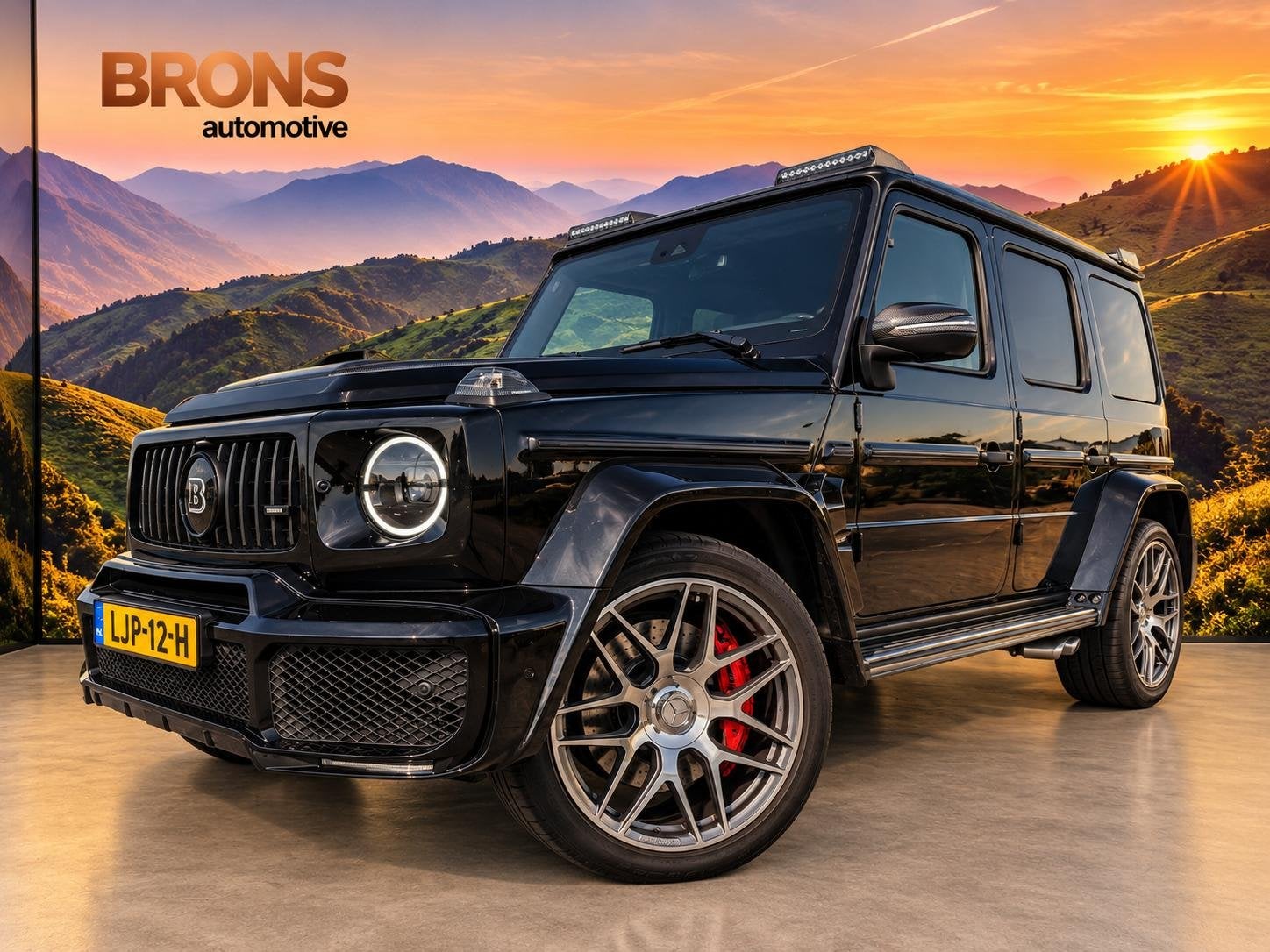 Mercedes-Benz G-klasse 63 Brabus widebody 700 Full Options, Auto's, Mercedes-Benz, Automaat, 700 pk, G-Klasse, Zwart