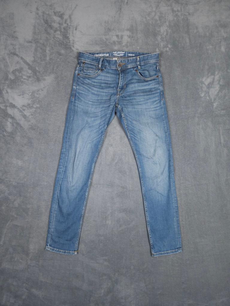 Pme Legend Broek Freighter W30 L30 Slim Fit Blauw Pall Mall., Blauw, ., W32 (confectie 46) of kleiner, Ophalen of Verzenden