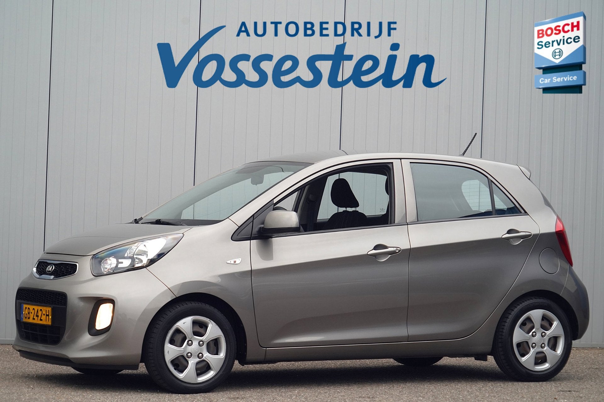 Kia Picanto 1.0 CVVT ComfortLine / Airco / 52dkm NAP / 1e Ei, Voorwielaandrijving, Stof, Gebruikt, Zwart