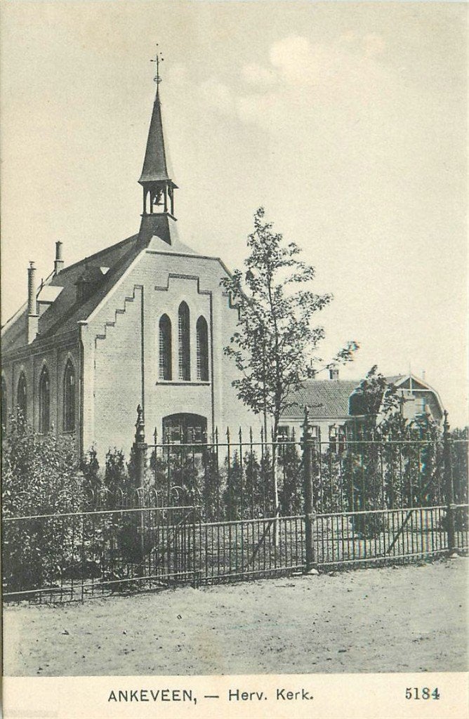 702-044-003 Ankeveen Herv Kerk, Verzenden, Voor 1920, Noord-Holland