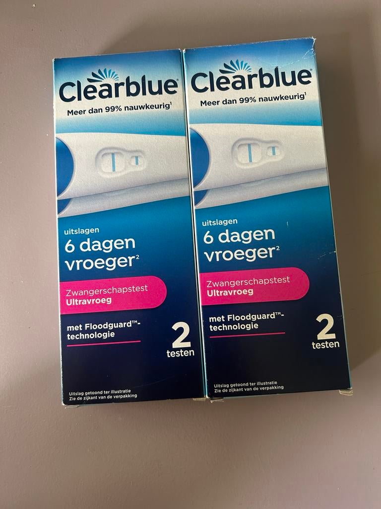 Clearblue Zwangerschapstest Ultravroeg - 2 stuks, Ophalen of Verzenden, Nieuw