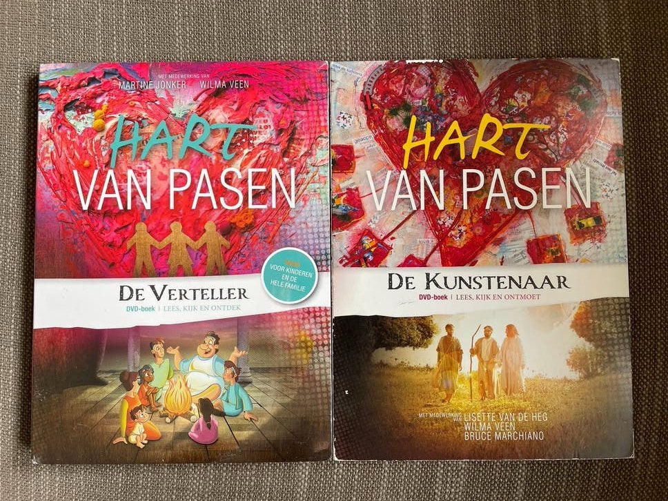 Hart van Pasen: De Verteller (nieuw) & De Kunstenaar DVD's, Vanaf 6 jaar, Ophalen of Verzenden, Zo goed als nieuw