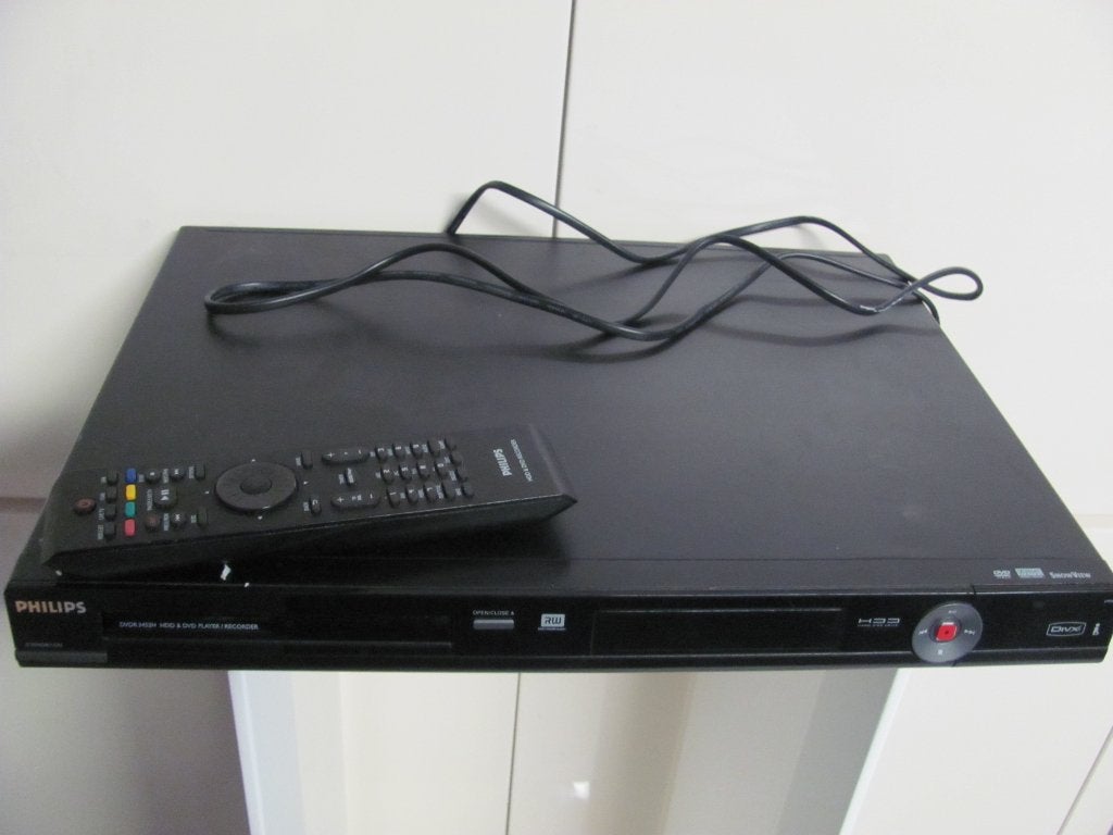 PHILIPS DVDR3452H hdd & dvd player/recorder, Ophalen of Verzenden, Zo goed als nieuw, Harddiskrecorder, Met dvd-recorder